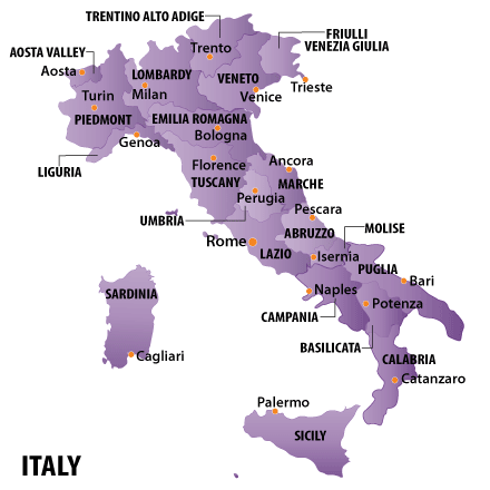 divided italy